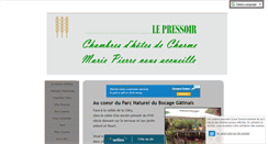 Desktop Screenshot of chambresdhotes-lepressoir.com